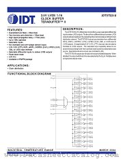 IDT5T9316NLI8 datasheet pdf IDT