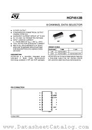 HCF4512 datasheet pdf ST Microelectronics