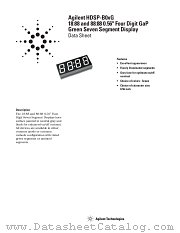 HDSP-B07G datasheet pdf Agilent (Hewlett-Packard)