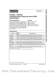 74ACT245MSAX datasheet pdf Fairchild Semiconductor