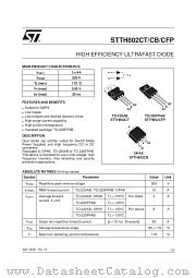 STTH802C datasheet pdf ST Microelectronics