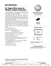 MC100LVEL92 datasheet pdf ON Semiconductor