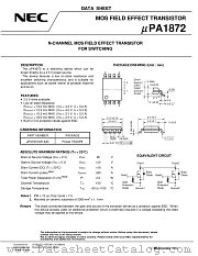 UPA1872GR-9JG-E2 datasheet pdf NEC