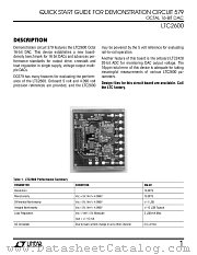 DC579A datasheet pdf Linear Technology