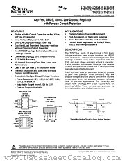 TPS73601 datasheet pdf Texas Instruments