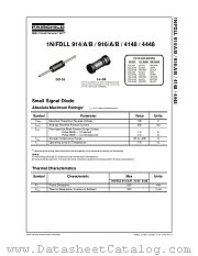1N914B_T50A datasheet pdf Fairchild Semiconductor