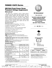P6SMB75CAT3 datasheet pdf ON Semiconductor