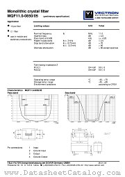 MQF11.0-0850/05 datasheet pdf Vectron