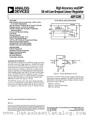 ADP33000001RTR datasheet pdf Analog Devices