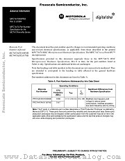 MPC7447A datasheet pdf Freescale (Motorola)