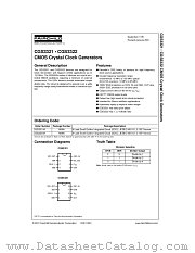CGS3322M datasheet pdf Fairchild Semiconductor