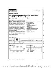 74VCXH162373MTX datasheet pdf Fairchild Semiconductor