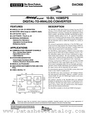 DEM-DAC90XU datasheet pdf Texas Instruments