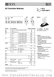 MMO36-16IO1 datasheet pdf IXYS