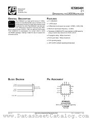 ICS85401 datasheet pdf Texas Instruments