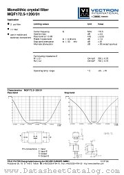MQF172.5-1200/01 datasheet pdf Vectron