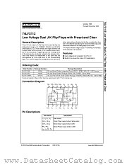 74LVX112MTCX datasheet pdf Fairchild Semiconductor