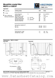 MQF21.4-1000/07 datasheet pdf Vectron