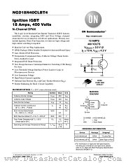 NGD18N40CLB datasheet pdf ON Semiconductor