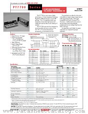 PT7701A datasheet pdf Texas Instruments