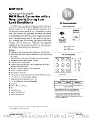 NCP1510AFCT1 datasheet pdf ON Semiconductor