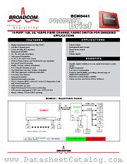 BCM8441 datasheet pdf Broadcom
