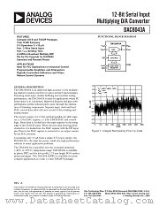 DAC8043AFRU-REEL datasheet pdf Analog Devices