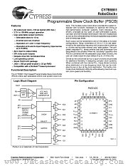 CY7B9911-5JC datasheet pdf Cypress