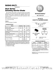 BAS40-04L datasheet pdf ON Semiconductor