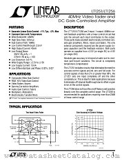 LT1256 datasheet pdf Linear Technology