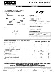 HUFA76409D3ST datasheet pdf Fairchild Semiconductor