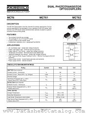 MCT6S datasheet pdf Fairchild Semiconductor