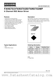 FAN8702MPX datasheet pdf Fairchild Semiconductor