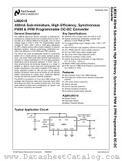 LM2618BTL datasheet pdf National Semiconductor