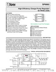 SP6682EU-L/TR datasheet pdf Sipex Corporation