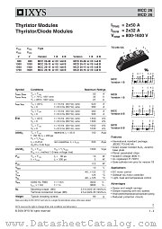 MCC26-16IO1B datasheet pdf IXYS