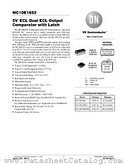 MC10E1652 datasheet pdf ON Semiconductor