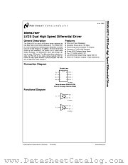 DS90LV027MX datasheet pdf National Semiconductor