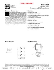 ICS858020 datasheet pdf Texas Instruments