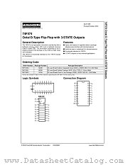 74F574SC datasheet pdf Fairchild Semiconductor