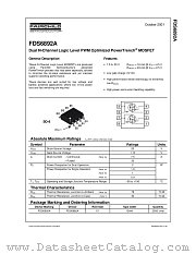 FDS6892A_NF40 datasheet pdf Fairchild Semiconductor