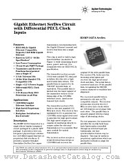 HDMP-1637A datasheet pdf Agilent (Hewlett-Packard)