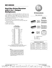 MC10H332P datasheet pdf ON Semiconductor