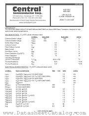 MJE13005 datasheet pdf Central Semiconductor