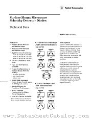HSMS-2862 datasheet pdf Agilent (Hewlett-Packard)