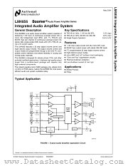 LM4856ITL datasheet pdf National Semiconductor