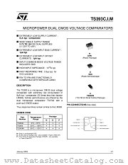 TS393MDT datasheet pdf ST Microelectronics