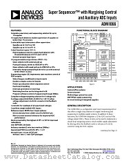 ADM1066ACP-REEL7 datasheet pdf Analog Devices