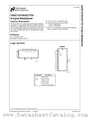 5962R8875601B2A datasheet pdf National Semiconductor