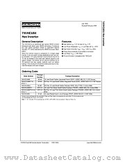 74VHCU04MTCX datasheet pdf Fairchild Semiconductor
